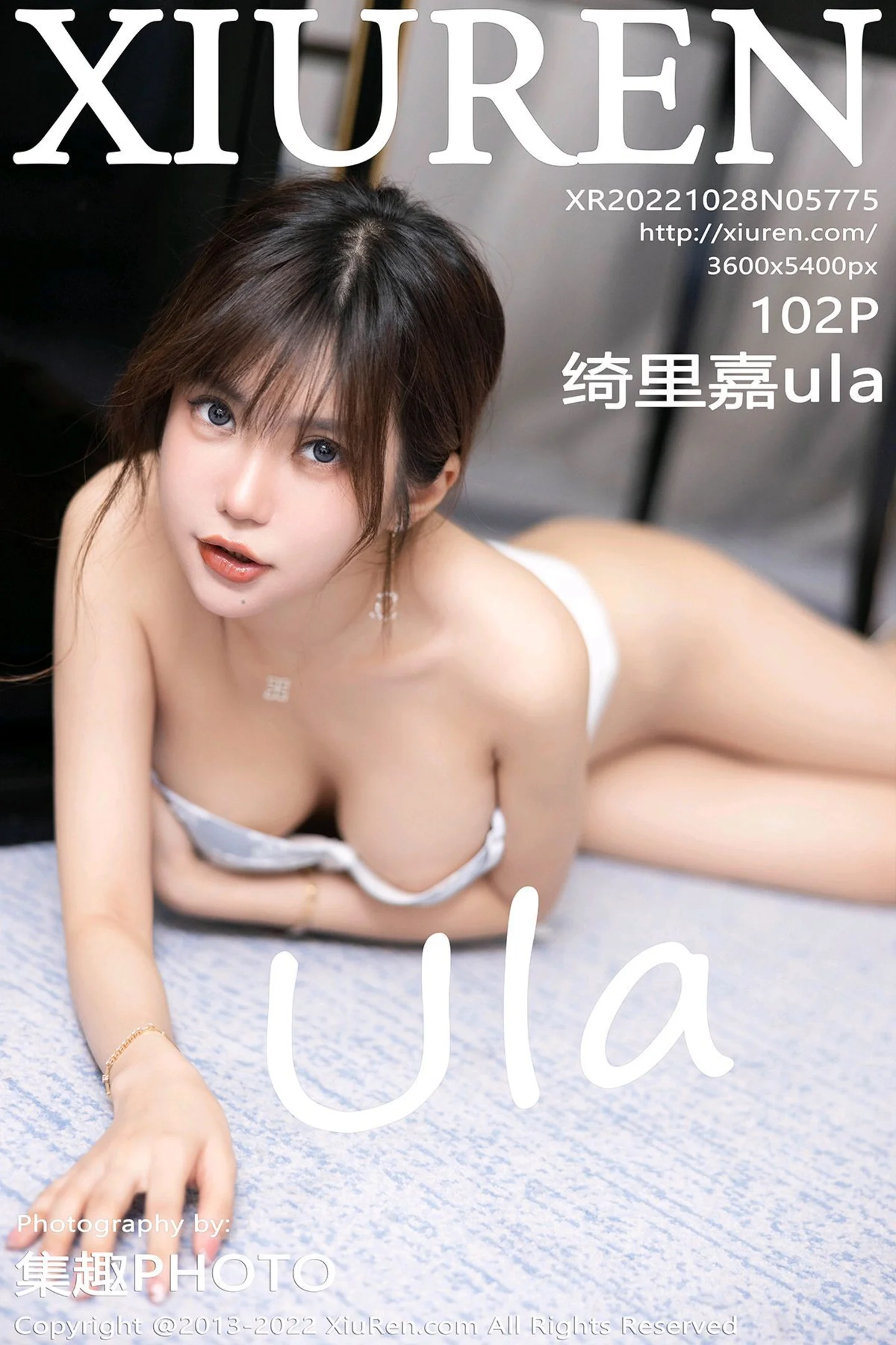 [XiuRen秀人网]No.5775_女神绮里嘉ula性感图案T恤配白色短裙露原色丝袜撩人诱惑写真102P-秀人网 - XiuRen.Space